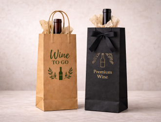 Praktická vs. luxusní víno taška