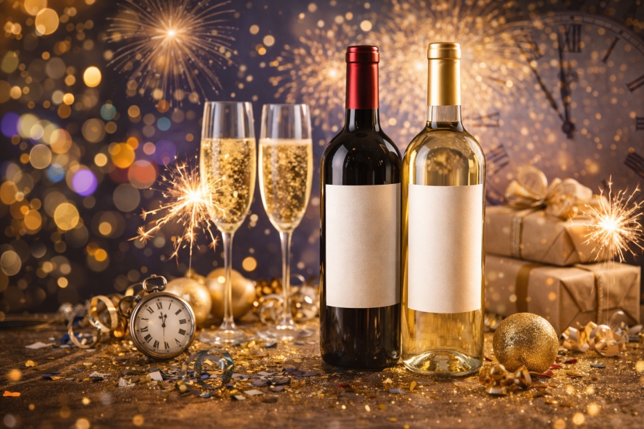 víno silvestrovské dárky