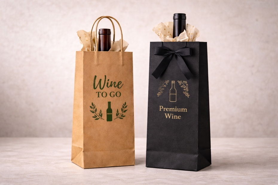 Praktická vs. luxusní víno taška